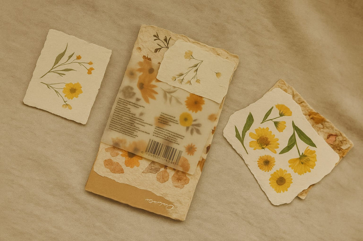 Flores del Sol – Papeles Decorativos Texturizados🍂